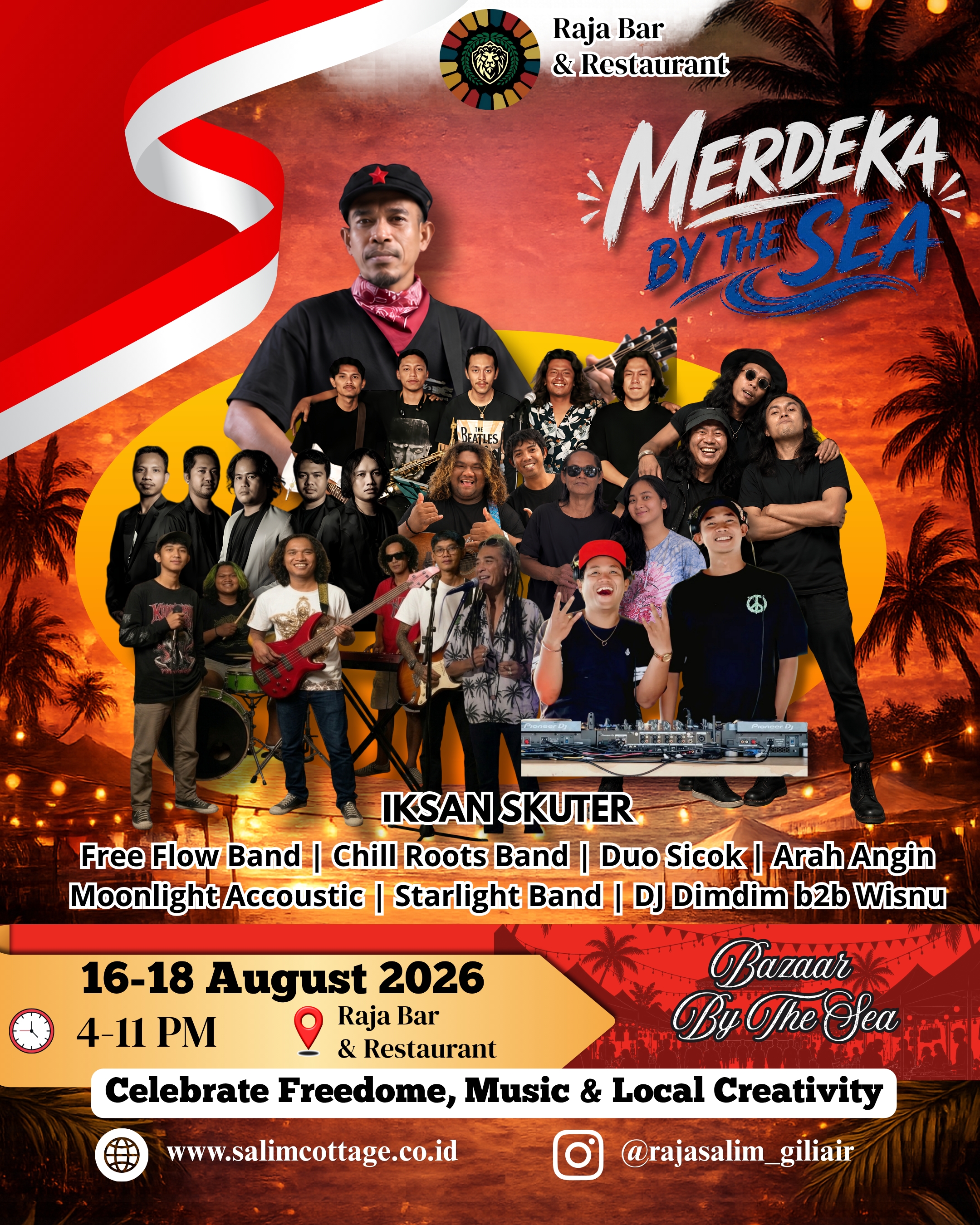 MERDEKA BY THE SEA IS CALLING!🌊🔥